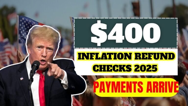$400 Inflation Refund Checks 2025 – First Payments Hit Bank Accounts!