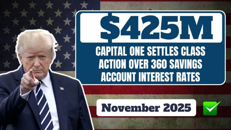 Capital One Settles $425M Class Action Over 360 Savings Account Interest Rates