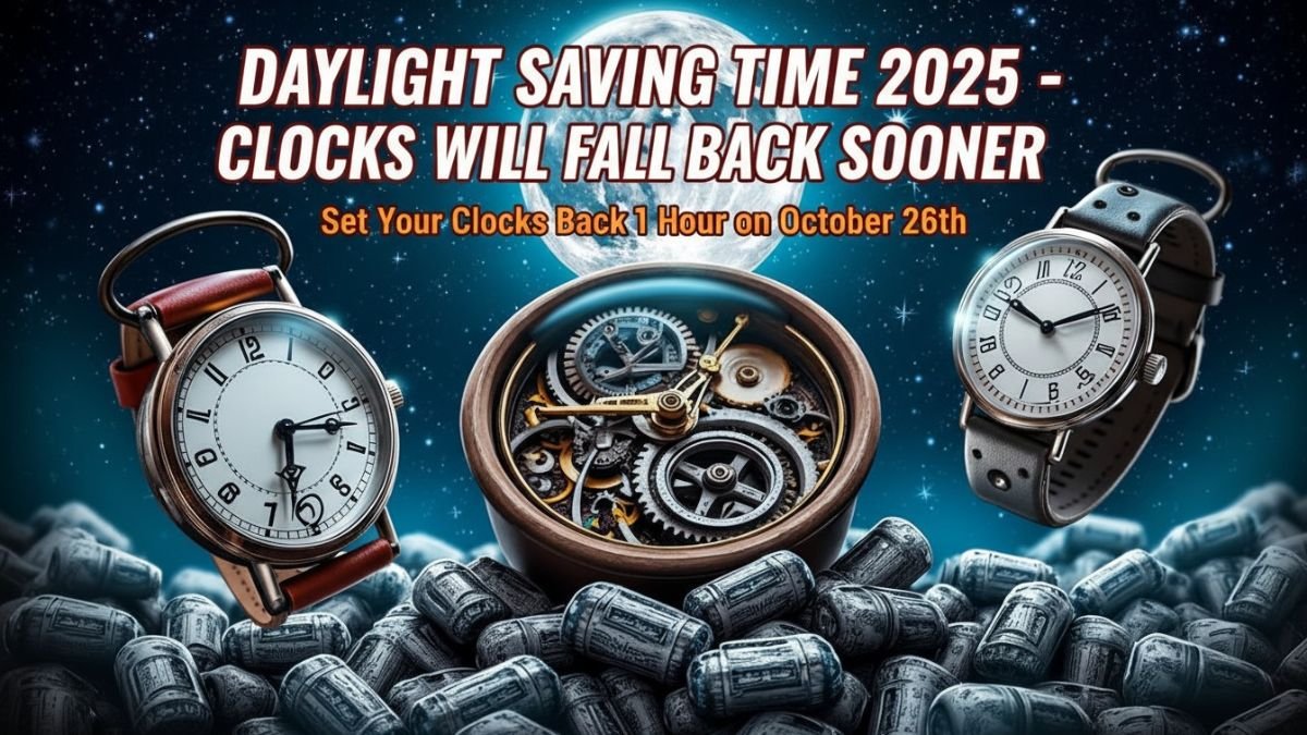 Daylight Saving Time 2025 – Clocks Will Fall Back Sooner This Year